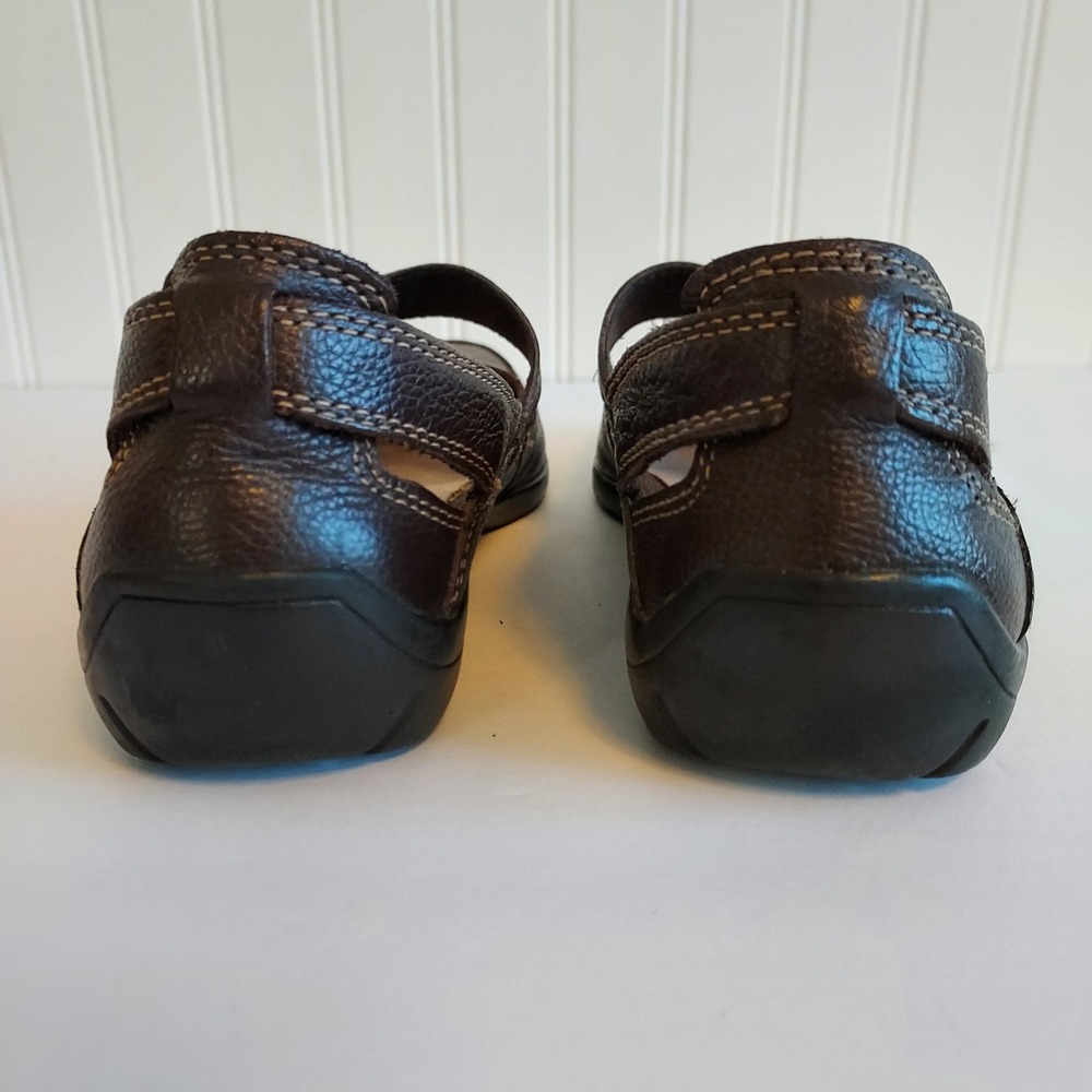 Dr Scholls Danya Dark Brown Leather Mary Jane Shoes Women US‎ 8.5 - Picture 4 of 9